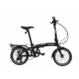 Складной велосипед Dahon QIX D3 16" 2022, Вариант УТ-00292215: Рама: one size (Рост: 145-185 см), Цвет: Black, изображение  - НаВелосипеде.рф