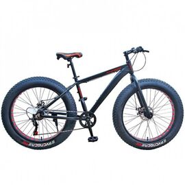 Горный велосипед AVENGER FAT A262D 26" 2021, Вариант УТ-00292247: Рама: 17" (Возраст: от 9 лет) (Рост: от 130 см), Цвет: черный, изображение  - НаВелосипеде.рф