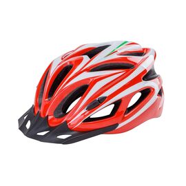 Шлем велосипедный Stels FSD-HL022, in-mold, бело-красный, 600128, Вариант УТ-00292352: Размер: L (58-60 см), изображение  - НаВелосипеде.рф