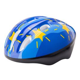 Шлем велосипедный Stels MV9, out-mold, сине-желтый, 600220, Вариант УТ-00292359: Размер: М (55-58 см), изображение  - НаВелосипеде.рф