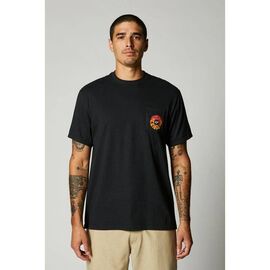 Футболка Fox Revolver SS Pocket Tee, черный 2021, 27005-001-XL, Вариант УТ-00292040: Размер: XL, изображение  - НаВелосипеде.рф