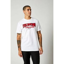 Футболка Fox Roadie SS Premium Tee, Optic White 2021, 26980-190-XL, Вариант УТ-00292053: Размер: XL, изображение  - НаВелосипеде.рф