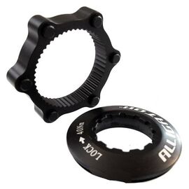 Адаптер ротора ALLIGATOR HK-CLA01-AS-DIY, с 9мм Shimano C-LOCK втулки на диск 6 болтов, блистер, черный, 6-200482, изображение  - НаВелосипеде.рф