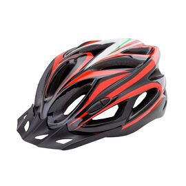 Шлем велосипедный Stels FSD-HL022, in-mold, чёрно-красный, 600127, Вариант УТ-00292354: Размер: L (58-60 см), изображение  - НаВелосипеде.рф