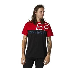Футболка Fox Skew SS Crew Tee, Flame Red 2021, 28336-122-XL, Вариант УТ-00292004: Размер: XL, изображение  - НаВелосипеде.рф