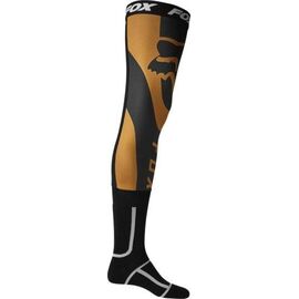 Чулки Fox Mirer Knee Brace Sock, черно-золотой 2021, 28158-595-M, Вариант УТ-00292027: Размер: M, изображение  - НаВелосипеде.рф