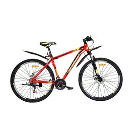 Горный велосипед Nameless S9400D 29" 2021, Вариант УТ-00292445: Рама: 19" (Рост: 182-197 см), Цвет: красный/жёлтый, изображение  - НаВелосипеде.рф