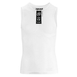 Термомайка ASSOS Skinfoil NS Summer Base Layer, без рукавов, унисекс, holy White, P13.40.422.57.III, Вариант УТ-00292450: Размер: III, изображение  - НаВелосипеде.рф
