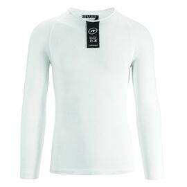 Термомайка ASSOS Skinfoil LS Summer Base Layer, унисекс, длинный рукав, holy White, P13.40.424.57.0, Вариант УТ-00292473: Размер: 0, изображение  - НаВелосипеде.рф