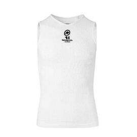 Термомайка ASSOS NS.skinfoil Summer evo7 holy, унисекс, без рукавов, White, SP13.40.414.57.I, Вариант УТ-00292822: Размер: I, изображение  - НаВелосипеде.рф