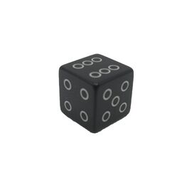 Колпачок на автониппель MR.CONTROL "игровые кости" (кубик) чёрный, серебряный, NZ-18, изображение  - НаВелосипеде.рф