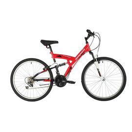 Двухподвесный велосипед MIKADO EXPLORER 26" 2021, Вариант УТ-00286220: Рама: 18" (Рост: 167-178 см), Цвет: красный, изображение  - НаВелосипеде.рф