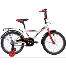 Детский велосипед NOVATRACK ASTRA 18" 2020, Вариант УТ-00293024: Возраст: 6-7 лет (Рост: до 125 см), Цвет: белый, изображение  - НаВелосипеде.рф
