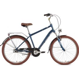 Городской велосипед STINGER TOLEDO 26" 2021, Вариант УТ-00293020: Рама: 16" (Рост: 155-168 см), Цвет: синий, изображение  - НаВелосипеде.рф