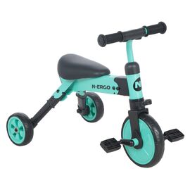 Детский велосипед N.ERGO A003 2021, Вариант УТ-00293110: Возраст: 2-5 лет (Рост: 85-110 см), Цвет: TURQUOISE (бирюзовый), изображение  - НаВелосипеде.рф
