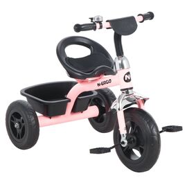Детский велосипед N.ERGO K202N 10/8" 2021, Вариант УТ-00293116: Возраст: 2-4 года (Рост: 85-100 см), Цвет: PINK, изображение  - НаВелосипеде.рф