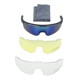Очки велосипедные BBB Avenger PC, dark blue lenses синий-белый, BSG-57, изображение  - НаВелосипеде.рф