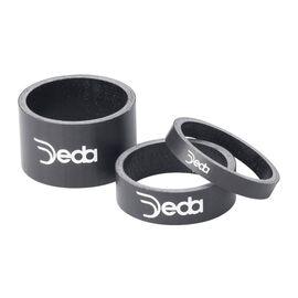 Комплект проставочных колец Deda Elementi KIT CARBON UD SPACER, 5 мм , 10 штук, 1"1/8, Deda logo, HDCS05KIT, изображение  - НаВелосипеде.рф