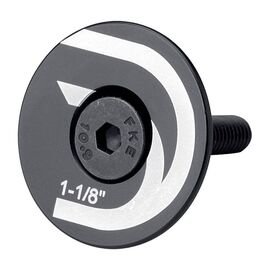 Крышка рулевой колонки Deda Top Cap, плоская, для 1.1/8", логотип Deda, черный, HDTCAP, изображение  - НаВелосипеде.рф