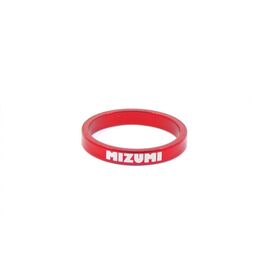 Кольцо проставочное Mizumi, для выноса, алюминий, высота 5 мм, красный, MZM-5-RED, изображение  - НаВелосипеде.рф