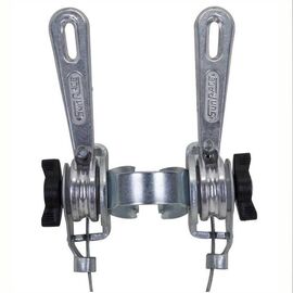 Шифтеры велосипедные SUNRACE SLR03, фрикционные, хомут 28,6 мм, серебристый, SLR03, изображение  - НаВелосипеде.рф