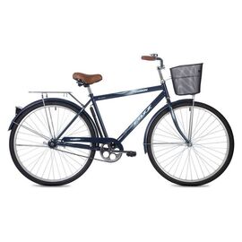 Городской велосипед FOXX FUSION 28" 2021, Вариант УТ-00292242: Рама: 20" (Рост: 178-185 см), Цвет: синий, изображение  - НаВелосипеде.рф