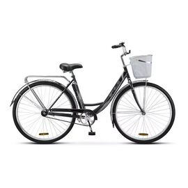Городской велосипед STELS Navigator-340 Z010 28" 2021, Вариант УТ-00292250: Рама: 20" (Рост: 186-195 см), Цвет: Черный , изображение  - НаВелосипеде.рф