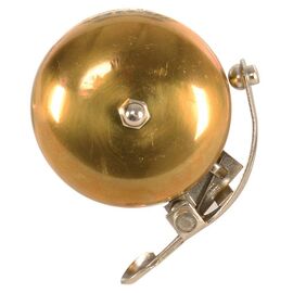 Звонок велосипедный Oxford Brass Ping, золотой, BE154, изображение  - НаВелосипеде.рф