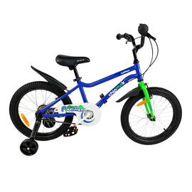 Детский велосипед Royal Baby Chipmunk MK 18" 2021, Вариант УТ-00293161: Возраст: 6-9 лет (Рост: 110-125 см), Цвет: Синий, изображение  - НаВелосипеде.рф