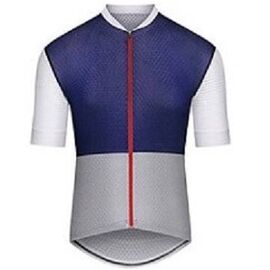 Велоджерси Café Du Cycliste Micheline, короткий рукав, сине-серый, 3700955324899, Вариант УТ-00293187: Размер: M, изображение  - НаВелосипеде.рф