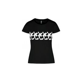 Велофутболка ASSOS SIGNATURE Summer T-Shirt - RS Griffe, женская, blackSeries, 42.20.234.18.S, Вариант УТ-00293227: Размер: M, изображение  - НаВелосипеде.рф