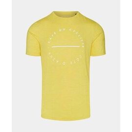 Велофутболка Café Du Cycliste Classic T-Shirt, жёлтый, Вариант УТ-00293765: Размер: L, изображение  - НаВелосипеде.рф
