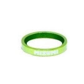 Кольцо проставочное Mizumi, для выноса, алюминий, высота 5 мм, зеленый, MZM-5-GREEN, изображение  - НаВелосипеде.рф