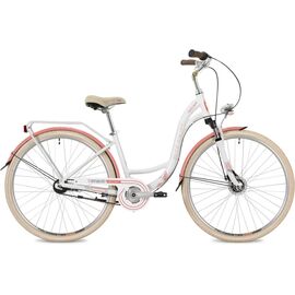 Женский велосипед STINGER BARCELONA EVO 700С 2021, Вариант УТ-00292251: Рама: 15" (Рост: 145-160 см), Цвет: белый, изображение  - НаВелосипеде.рф