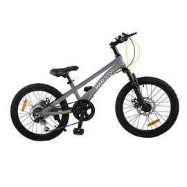 Детский велосипед Maxiscoo Supreme 20" 2021, Вариант УТ-00292278: Возраст: 7-8 лет (Рост: 120-140 см), Цвет: серый матовый, изображение  - НаВелосипеде.рф