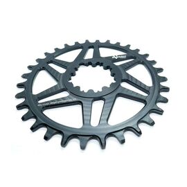 Звезда велосипедная Neutrino Sram DM, смещение 0 мм, круг, 34t, синий, NCSRAM0R34BL, изображение  - НаВелосипеде.рф