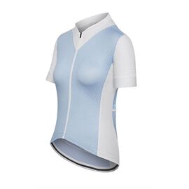 Велоджерси Café Du Cycliste Micheline, женская, короткий рукав, голубой, 3700955332207, Вариант УТ-00293153: Размер: L, изображение  - НаВелосипеде.рф