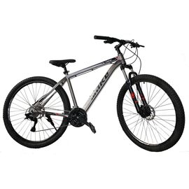 Горный велосипед Make MK F016 HD 29" 2021, Вариант УТ-00293308: Рама: М 18" (Рост: 165-180 см), Цвет: серый, изображение  - НаВелосипеде.рф
