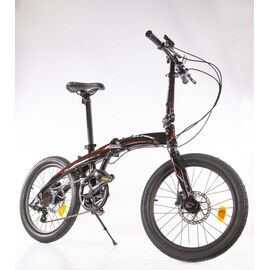 Складной велосипед Alpine Bike F1HD 20" 2022, Вариант УТ-00293307: Рама: One size (Рост: 150-180 см), Цвет: черно-красный, изображение  - НаВелосипеде.рф