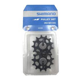 Ролики SHIMANO Y3HL98010, заднего переключателя, направляющий+натяжной, SHIMANO DEORE RD-M5100, 11 скоростей, 2-3029, изображение  - НаВелосипеде.рф