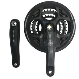Система шатунов велосипедная Shimano Altus, 21-24скорости, 48/38/28 175мм, с защитой, 2-3090, изображение  - НаВелосипеде.рф