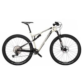 Двухподвесный велосипед Wilier 110FX'21 SHIMANO XT FOX 32 SC CrossMax 29" 2021, Вариант УТ-00293015: Рама: L (Рост: 177-182 см), Цвет: Крем/черный, изображение  - НаВелосипеде.рф