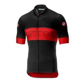 Веломайка Castelli Prologo VI, короткий рукав, чёрный/красный, 2021, 4519015, Вариант УТ-00294408: Размер: L, изображение  - НаВелосипеде.рф