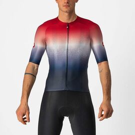 Веломайка Castelli AERO RACE 6.0, короткий рукав, темно-синий/красный, 4522014, Вариант УТ-00294435: Размер: M , изображение  - НаВелосипеде.рф