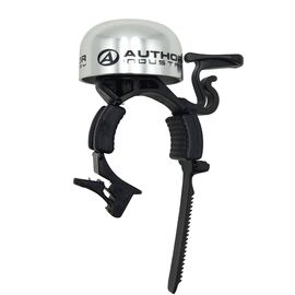 Звонок AUTHOR алюминий AWA-51-Slr быстросъемный серебристый, 8-16310105, изображение  - НаВелосипеде.рф
