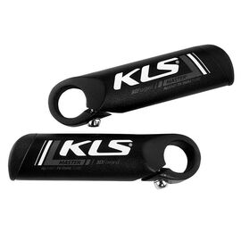 Рога велосипедные KELLYS KLS MASTER, цельные, 110 мм, алюминий, матовые чёрные, Bar ends KLS Master  rohy, изображение  - НаВелосипеде.рф