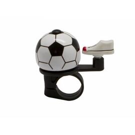 Звонок велосипедный TBS, ударный, алюминий, Ø40мм, "футбольный мяч", FY-010A-F1, изображение  - НаВелосипеде.рф