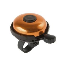 Звонок велосипедный M-Wave, алюминий/пластик, D=53 мм, черно-оранжевый, 5-420157, изображение  - НаВелосипеде.рф