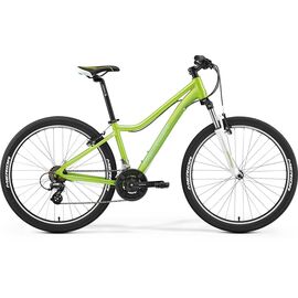 Горный велосипед Merida Juliet 6.10-V 2017 зеленый, Вариант УТ-00040990: Рама: 15" (Рост: 165 - 170 cm), Цвет: зелено-белый , изображение  - НаВелосипеде.рф