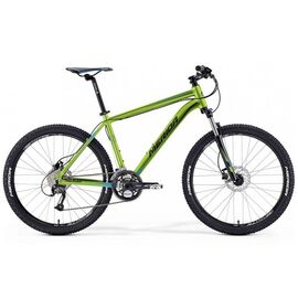 Горный велосипед Merida Matts 6.40-D 2016, Вариант УТ-00038780: Рама: 16" (Рост: 170 - 175 cm), Цвет: матовый зелено-сине-черный, изображение  - НаВелосипеде.рф